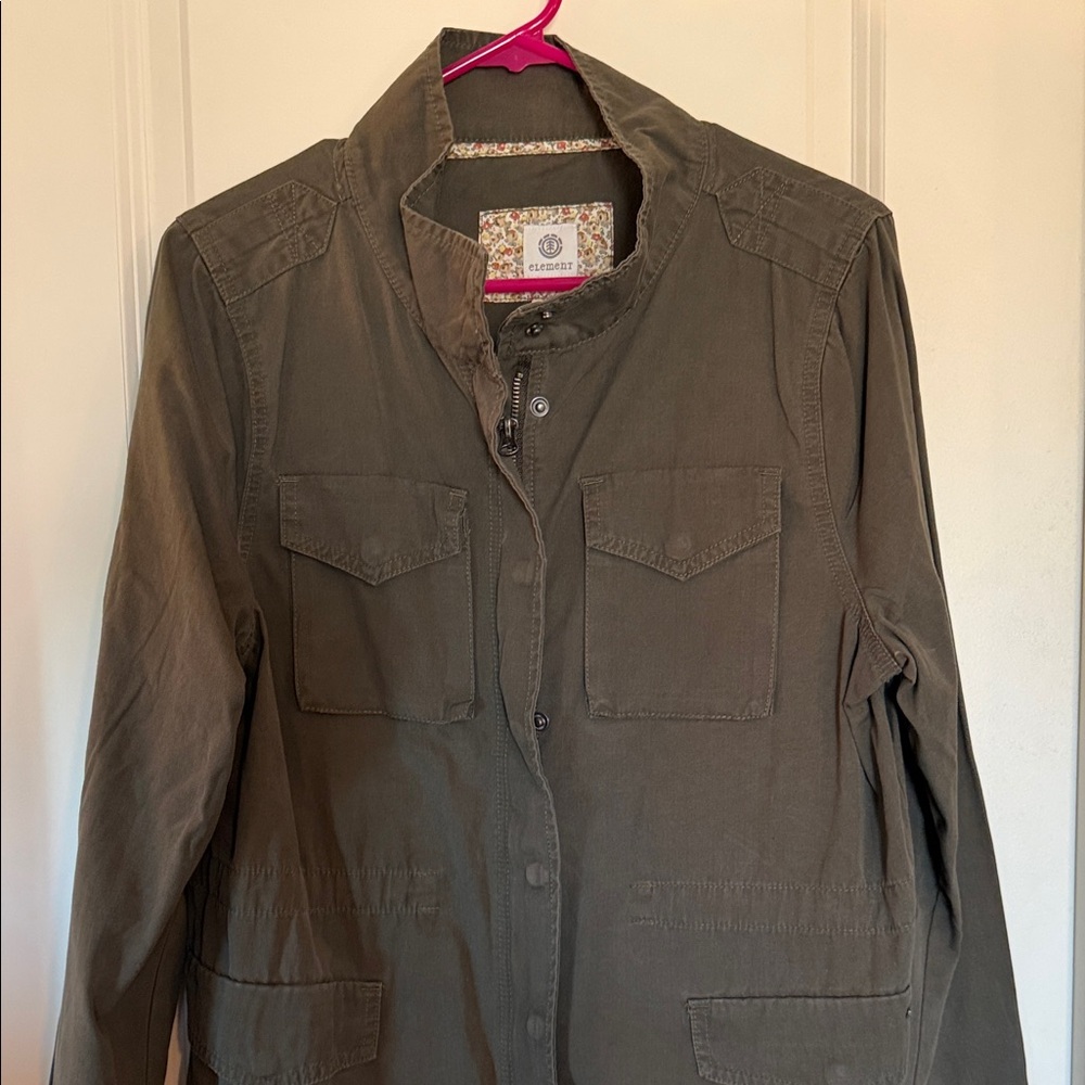 Element Olive Utility Jacket NWT - image 3